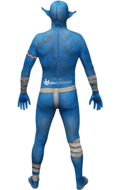 Body Republic Book Characters Orc Jaw Drop Blue Morphsuit