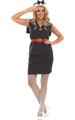 Fun Shack Adult Pin Up Sailor Girl Costume