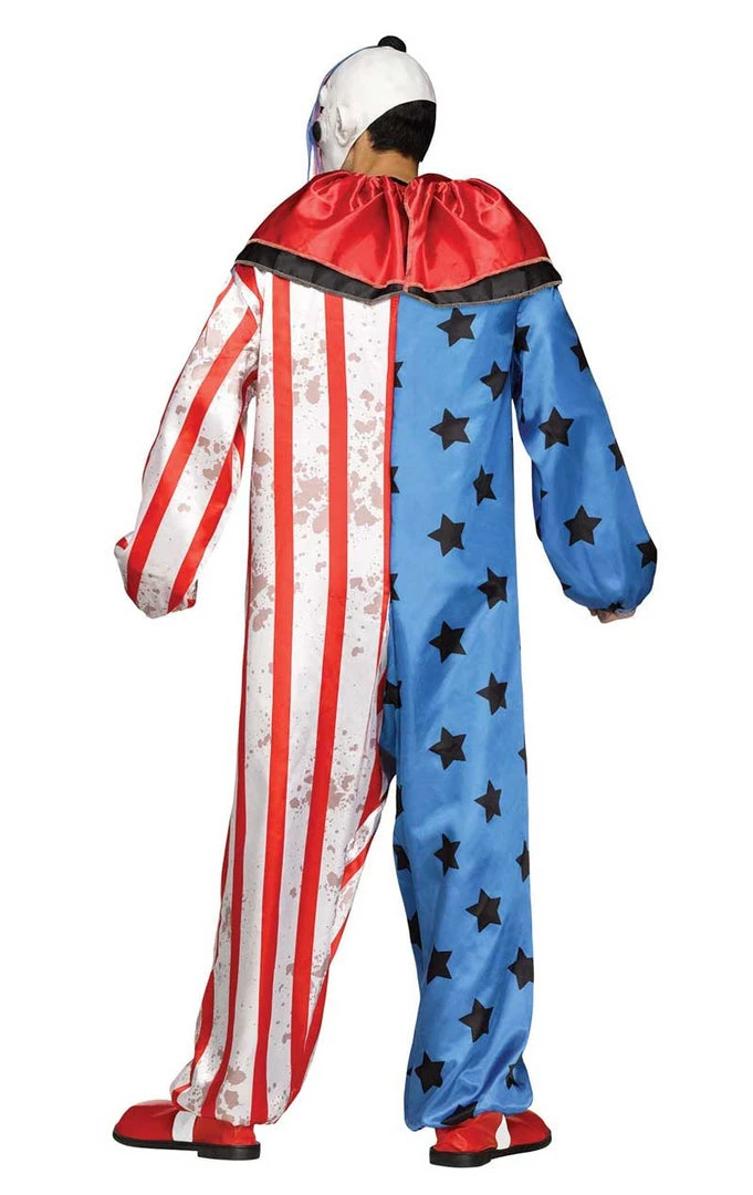 Palmer Circus Stars And Stripes Clown Costume 4 Palmer Circus Stars And Stripes Clown Costume
