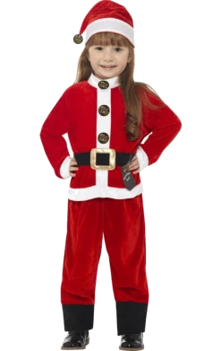 Smiffys Christmas Kids Santas Little Helper Costume