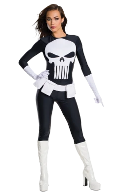 Rubies Adult Women's Punisher Costume