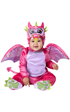 InCharacter Costumes Pink Baby Dragon Costume Fairytales