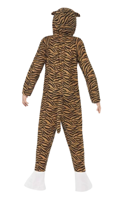 Smiffys Kids Tiger Jumpsuit Costume Animals