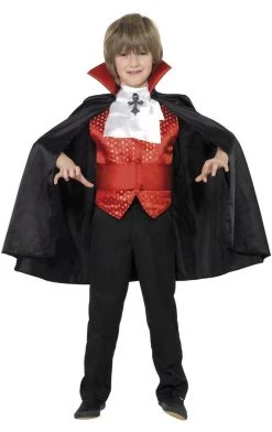 Smiffys Kids Red Dracula Costume