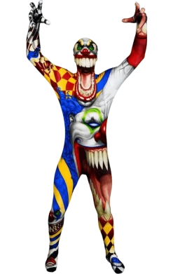 Body Republic Kids Clown Morphsuit Costume