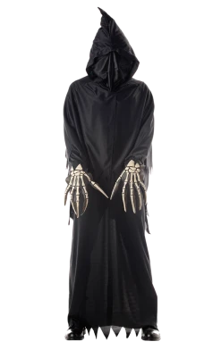 California Costumes Kids Facepieceed Grim Reaper Costume Halloween
