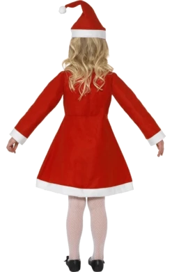 Smiffys Kids Value Santa Girl Costume Christmas