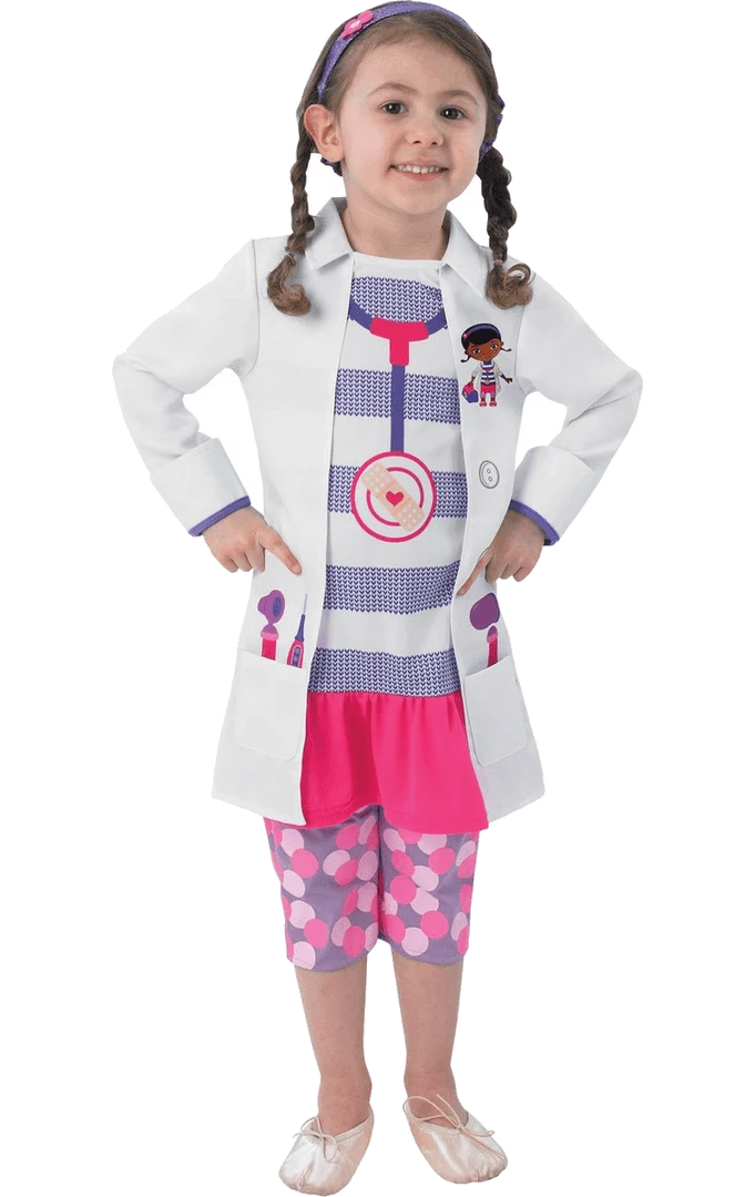 Rubies Book Characters Kids Doc McStuffins Costume 3 Rubies Book Characters Kids Doc McStuffins Costume