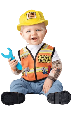 InCharacter Costumes Baby Builder Costume Novelty