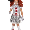 Palmer Circus Kids Miss Pennywise Clown Costume 1 Palmer Circus Kids Miss Pennywise Clown Costume