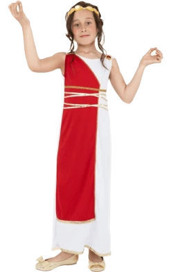 Smiffys Book Characters Kids Grecian Girl Costume
