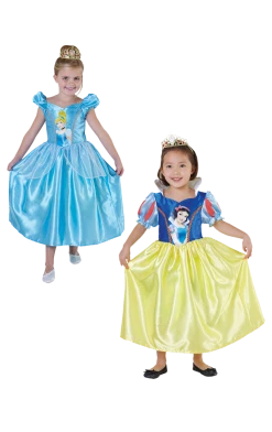 Rubies Kids Disney 2 In 1 Princess Costume Book Characters