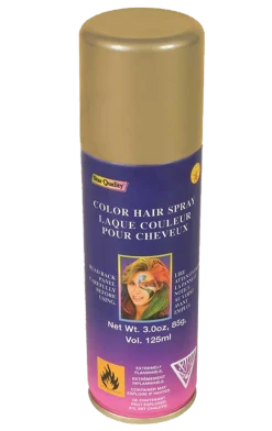 Rubies Gold Hairspray Accessory Carnival