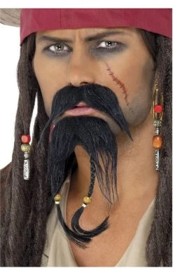 Smiffys Pirate Facial Hair Accessory