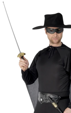 Smiffys Latin Bandit Sword And Eyefacepiece Mexican