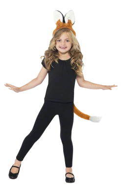 Smiffys Kids Fox Accessory Kit Animals