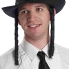 Forum Novelties Rabbi Hat With Payes Accessory Religion
