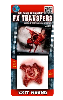 Tinsley Transfers Halloween Exit Wound 3D FX Transfers