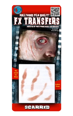 Tinsley Transfers Scarred 3D FX Transfers Halloween