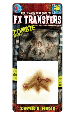 Tinsley Transfers Zombie Nose FX Transfer Halloween