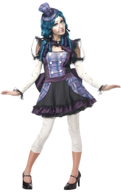 California Costumes Dolls Womens Broken Cracked Doll Costume