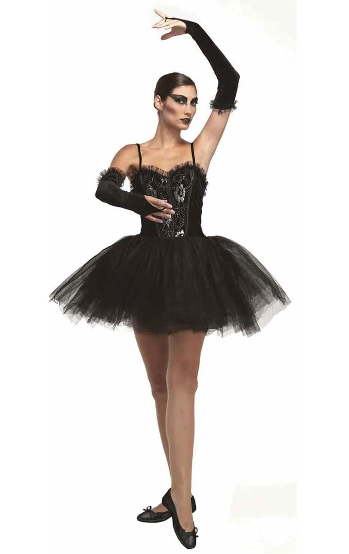 Palmer Masquerade Ball Gothic Swan Ballerina Costume 3 Palmer Masquerade Ball Gothic Swan Ballerina Costume