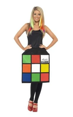 Smiffys Rubiks Cube 3D Costume Novelty