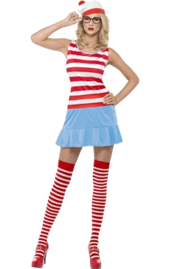Smiffys Where's Wally Wendy Costume Book Characters