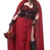California Costumes Plus Size Dark Red Riding Hood Costume Fairytales 1 California Costumes Plus Size Dark Red Riding Hood Costume Fairytales