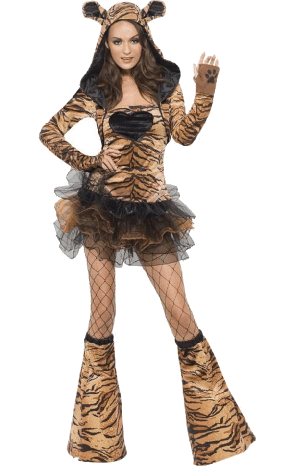 Smiffys Fever Tiger With Tutu Costume 3 Smiffys Fever Tiger With Tutu Costume