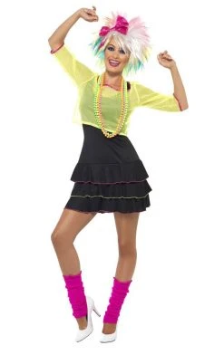 Smiffys Womens 80s Pop Tart Costume 9 Smiffys Womens 80s Pop Tart Costume