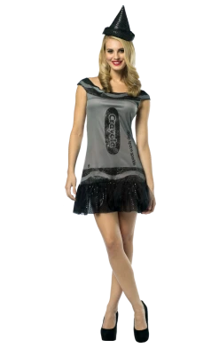 Rasta Imposta Ladies Space Grey Crayola Crayon Costume