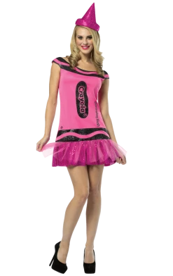 Rasta Imposta Crayons Crayola Blush Dress Costume