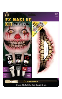 Tinsley Transfers Evil Grin Makeup Kit Accessory
