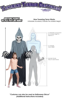 California Costumes Towering Reaper Costume Halloween