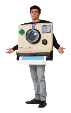 Rasta Imposta Novelty Retro Polaroid Camera Costume