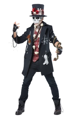 California Costumes Mens Voodoo Dude Costume