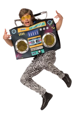 Rasta Imposta Adult Boom Box Stereo Costume
