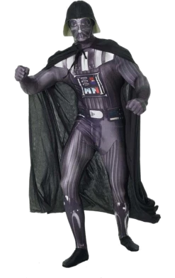 Body Republic Book Characters Adult Darth Vader Zappar Morphsuit Outfit