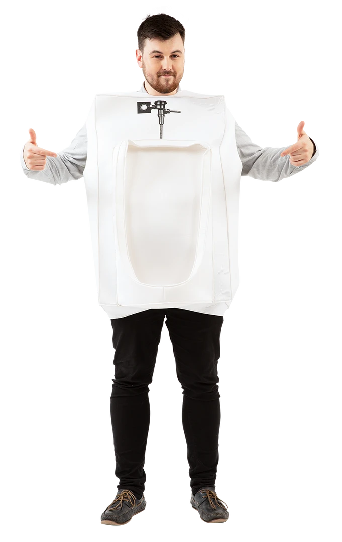 Orion Costumes Novelty Adult Unisex Urinal Costume 3 Orion Costumes Novelty Adult Unisex Urinal Costume