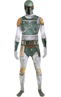 Body Republic Adult Boba Fett Zapar Morphsuit Costume