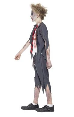 Smiffys Kids Zombie School Boy Costume