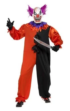 Smiffys Mens Sinister Circus Clown Halloween Costume