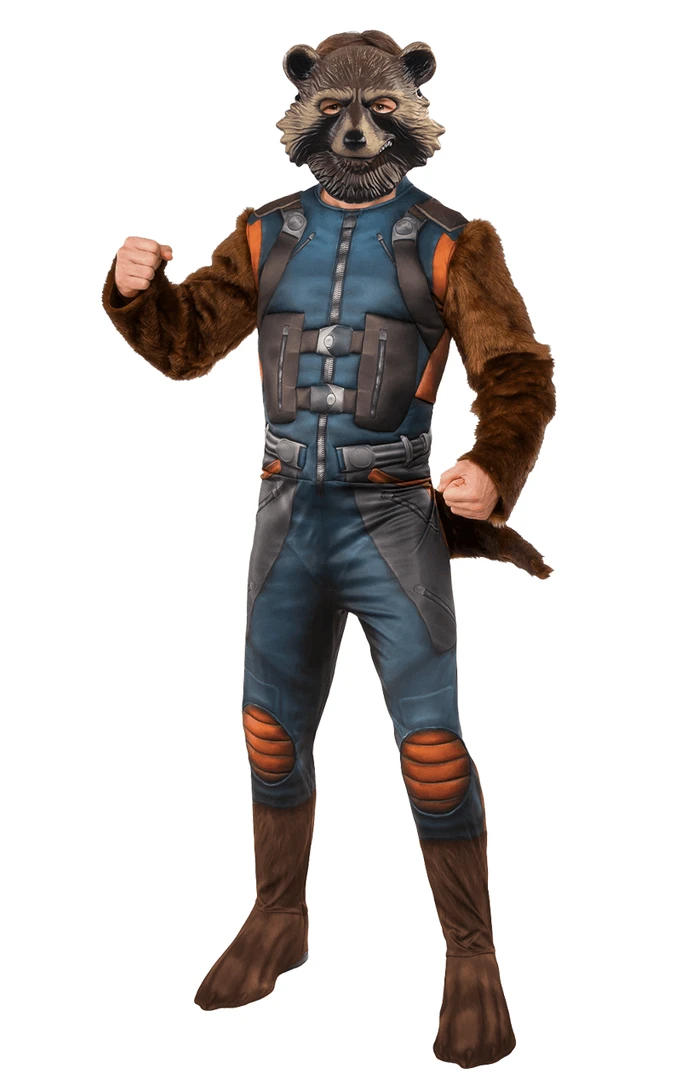 Rubies Cartoons Adult Rocket Raccoon Costume 3 Rubies Cartoons Adult Rocket Raccoon Costume