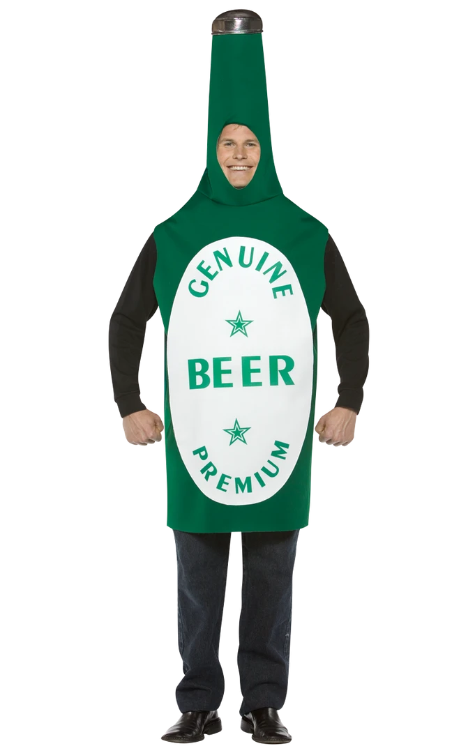Rasta Imposta Adult Lightweight Beer Bottle Costume 3 Rasta Imposta Adult Lightweight Beer Bottle Costume