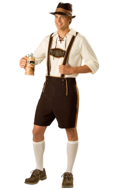 InCharacter Costumes Bavarian Lederhosen Costume Around The World