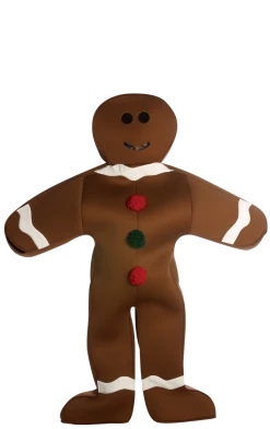 Generic Gingerbread Man Costume Food & Drink