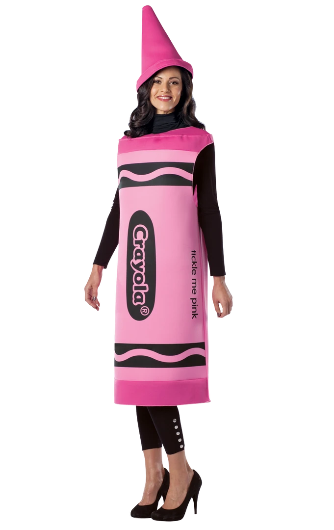 Rasta Imposta Crayons Crayola Crayon Costume - Tickle Me Pink 3 Rasta Imposta Crayons Crayola Crayon Costume - Tickle Me Pink