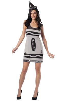 Rasta Imposta Crayola Silver Tank Dress Costumes Under £20