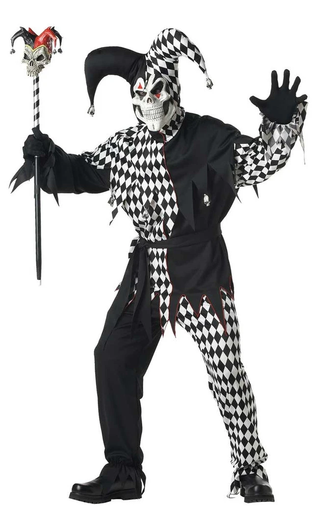 California Costumes Skull Jester Plus Size Costume 3 California Costumes Skull Jester Plus Size Costume